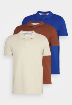 Pier One 3 Pack - Poloshirt - Dark Blue/Brown/Beige 16 Pier One 3 Pack - Poloshirt - Dark Blue/Brown/Beige -Chic Verkoop 038a83fac8454865a35c3aa6f3f46e80