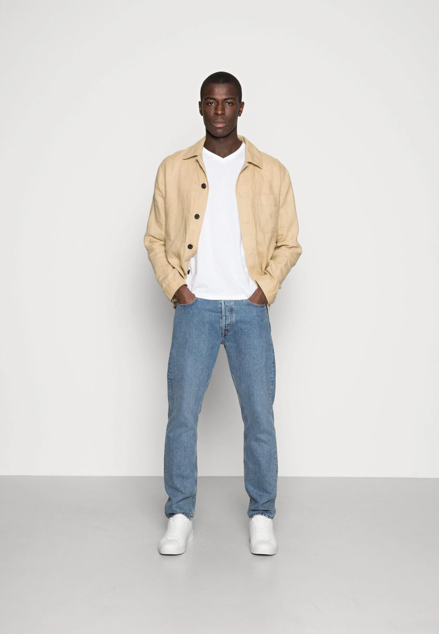 Pier One 5 Pack - T-Shirt Basic - White 3 Pier One 5 Pack - T-Shirt Basic - White