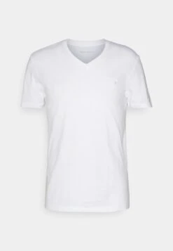 Pier One V Neck Bird Tonal 3 Pack - T-Shirt Basic - Light Brown/White/Dark Blue -Chic Verkoop 28f86b9281a846468836f5c46e5a93ff