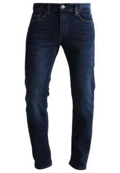Pier One Basic - Straight Leg Jeans - Dark Blue Denim -Chic Verkoop 2eca1850673c4e00a195e13ab1393822
