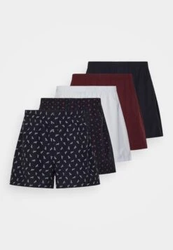 Pier One 5 Pack - Boxershort - Dark Blue/Bordeaux/ Blue -Chic Verkoop 3422d9ed8c4f49da9db171652d2bfcfc