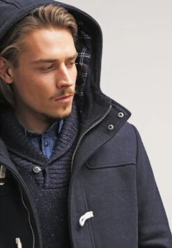 Pier One Halflange Jas - Navy -Chic Verkoop 39fc34304bfd4cb98c88dbc8fb72bf47