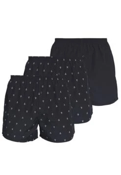 Pier One 3 Pack - Boxershort - Dark Blue -Chic Verkoop 3d937f499e3444f5855984e4f312b3ec