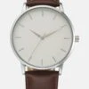 Pier One Horloge - Brown/Silvercoloured -Chic Verkoop 5cbea6e04e1b42edbfeb17dce23c134e