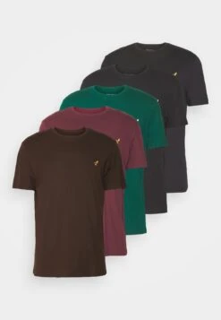 Pier One 5 Pack - T-Shirt Basic - Bordeaux/Dark Green/Dark Blue 19 Pier One 5 Pack - T-Shirt Basic - Bordeaux/Dark Green/Dark Blue -Chic Verkoop 695ee0a9459c4064b966a3f795bf7133