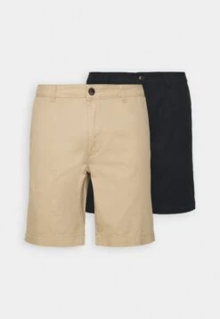 Pier One 2 Pack - Shorts - Tan/Black -Chic Verkoop 6d9aaab23c01455689a1f97d308c1dcf
