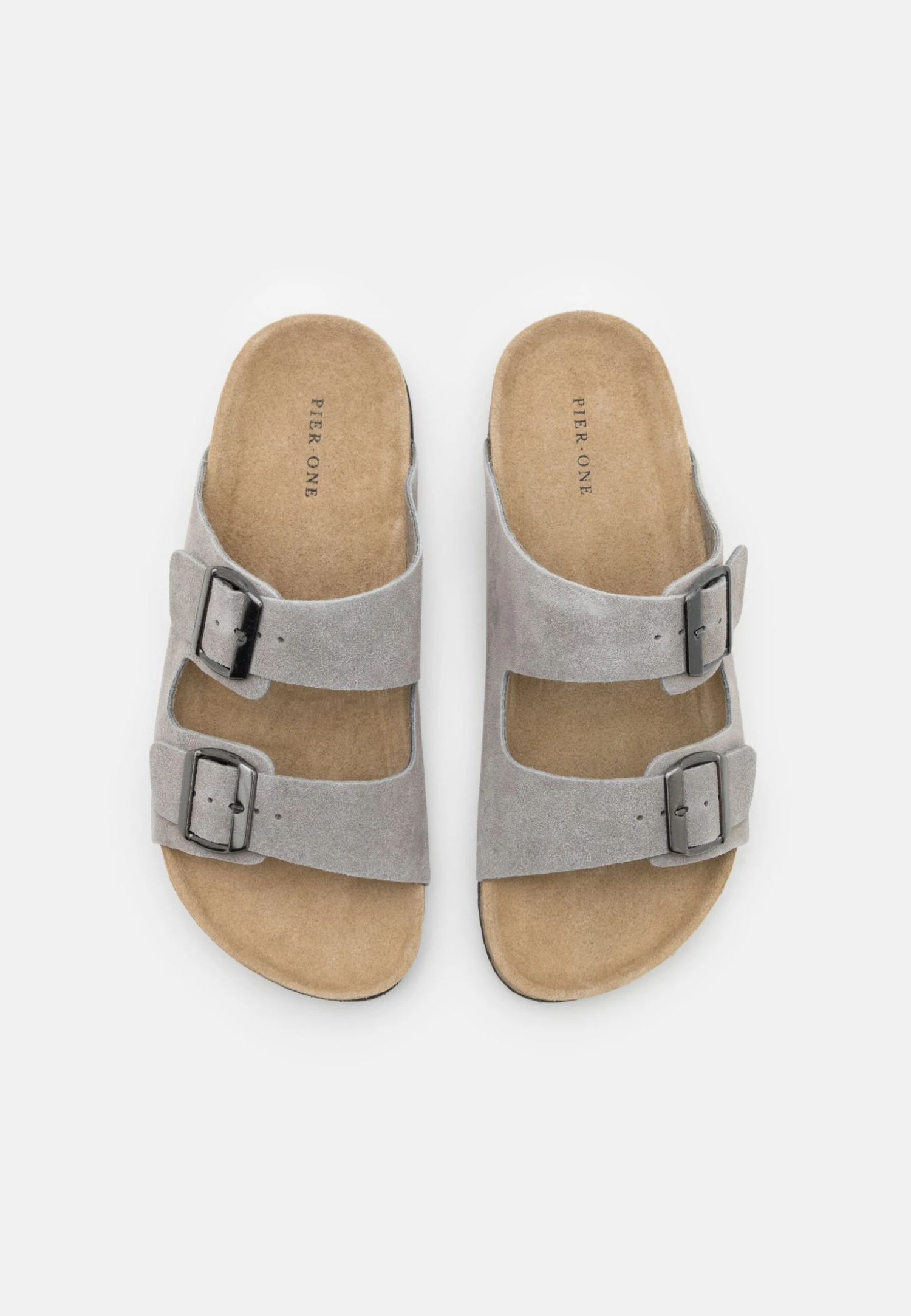 Pier One Leather Unisex - Pantoffels - Grey 6 Pier One Leather Unisex - Pantoffels - Grey - Afbeelding 4