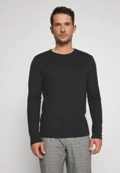 Pier One 2 Pack - Longsleeve - White/Black -Chic Verkoop 77d1f130bf974783921531825fa29315