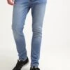 Pier One Slim Fit Jeans - Light Blue Denim -Chic Verkoop 7e8d6be8b1fa44b4ab1e47a79fb30376