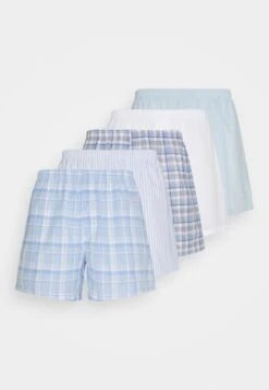 Pier One 5 Pack - Boxershort - Light Blue/White -Chic Verkoop 843919d02a024465b4f0a52da0998e48