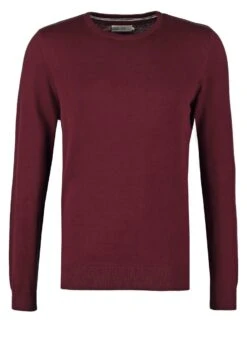 Pier One Basic Crewneck - Trui - Bordeaux -Chic Verkoop 85d6d8a383134993bde44fb81e406306