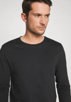 Pier One 2 Pack - Longsleeve - White/Black -Chic Verkoop abe5f01df1c144a5b727bffa4e9f9909