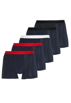 Pier One 5 Pack - Onderbroeken - Dark Blue/Red -Chic Verkoop ba6f2f15b66a486c8ed852722b2b6472