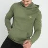Pier One Hoodie - Khaki 1 Pier One Hoodie - Khaki -Chic Verkoop bc1212a9952041d886a26d3b7a2c4b00