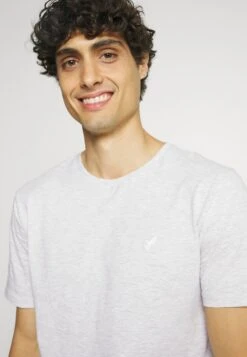 Pier One 5 Pack - T-Shirt Basic - Light Grey - 101_White - 001_Green - 602 -Chic Verkoop bfc88b4fb0af436ea6df397e7b3e9a49