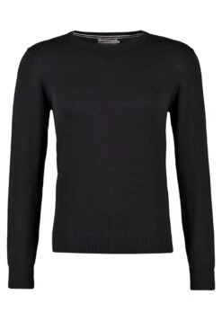 Pier One Basic Crewneck - Trui - Black -Chic Verkoop c5ca2388fe5d4d33a54abb4077ab8816