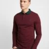 Pier One Muscle Fit - Poloshirt - Bordeaux -Chic Verkoop e02219a0f1054fb4b28f46862d5a9243