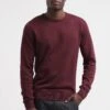 Pier One Basic Crewneck - Trui - Bordeaux -Chic Verkoop eb0e723b2058424e9a31aa5c1f372c09