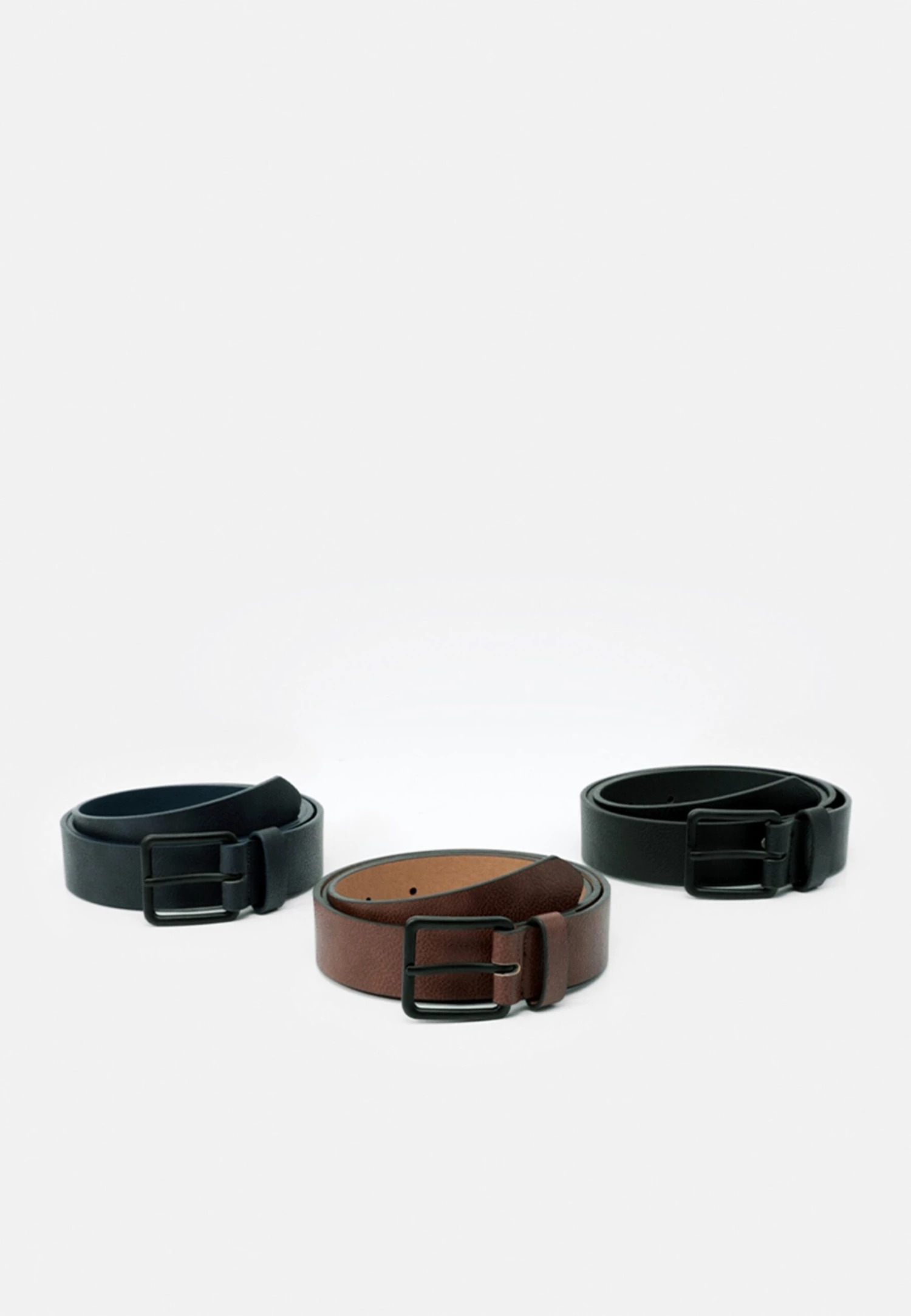 Pier One 3 Pack - Riem - Black - 802_Brown - 702_Dark Blue - 503 3 Pier One 3 Pack - Riem - Black - 802_Brown - 702_Dark Blue - 503