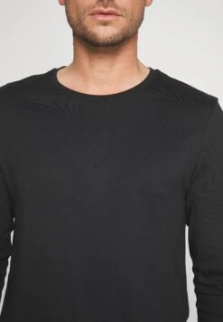 Pier One 2 Pack - Longsleeve - White/Black -Chic Verkoop f0a28af1295b4a3493b2067c515db83b